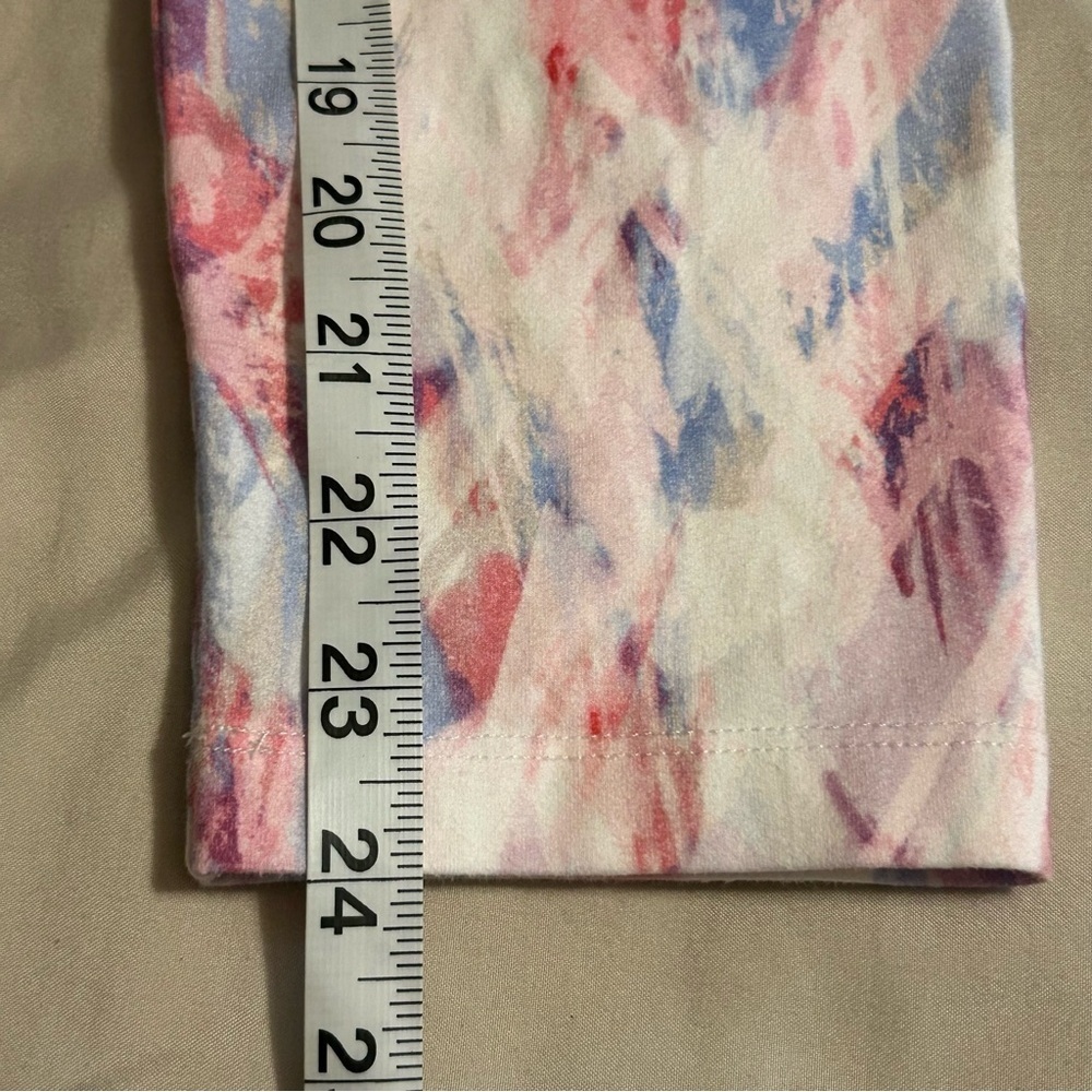 Soft Surroundings Have To Have Leggings Womens Petite Size PM Watercolor Print - Picture 7 of 7